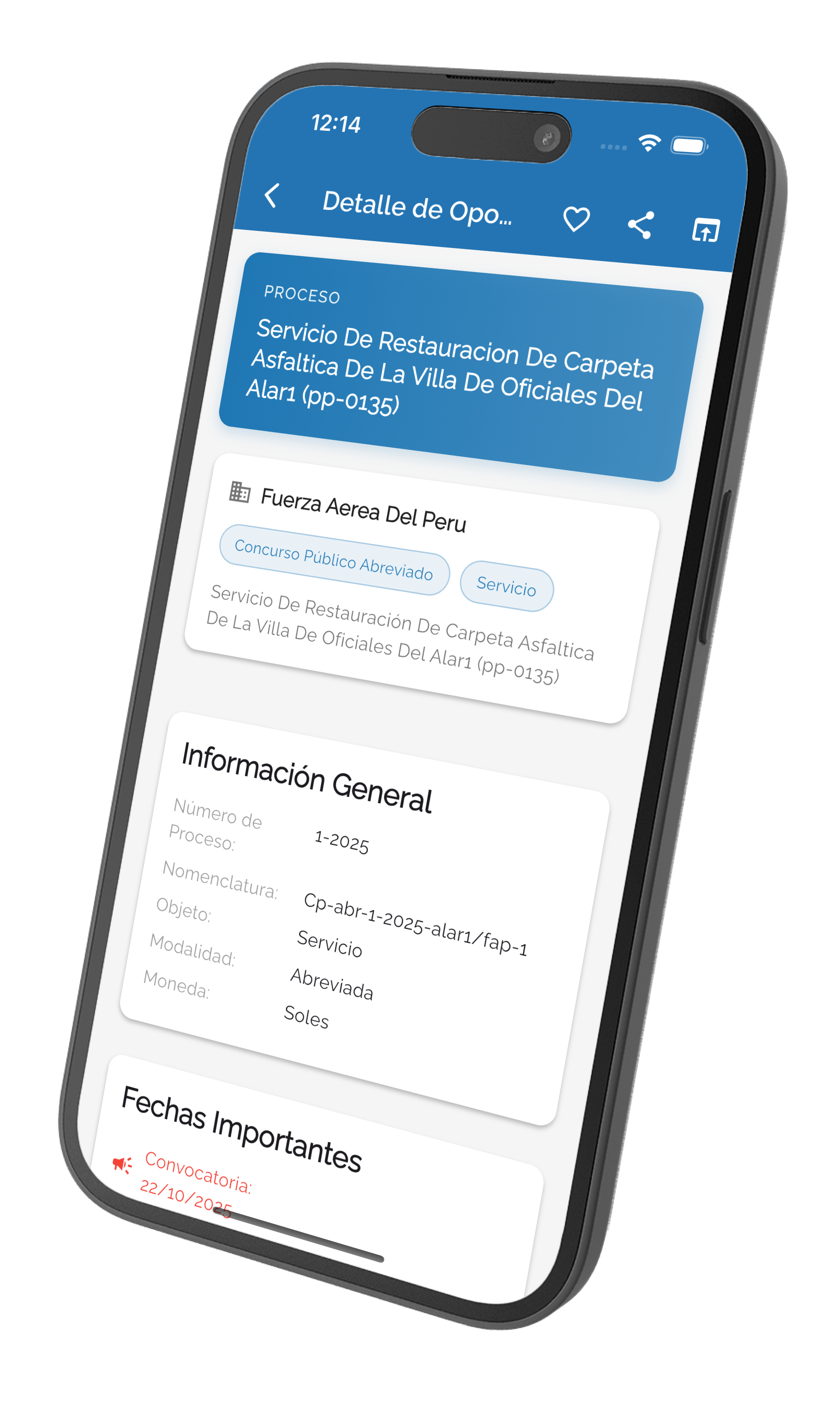 Soy Proveedor en el iPhone